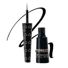 INSIGHT Gel Cosmetics No Smudge Eyeliner| Intense Matte Finish | Quick Drying |Smooth Application | Waterproof | Smudgeproof,(EL-53), Black 4 ML (Pack of 1)