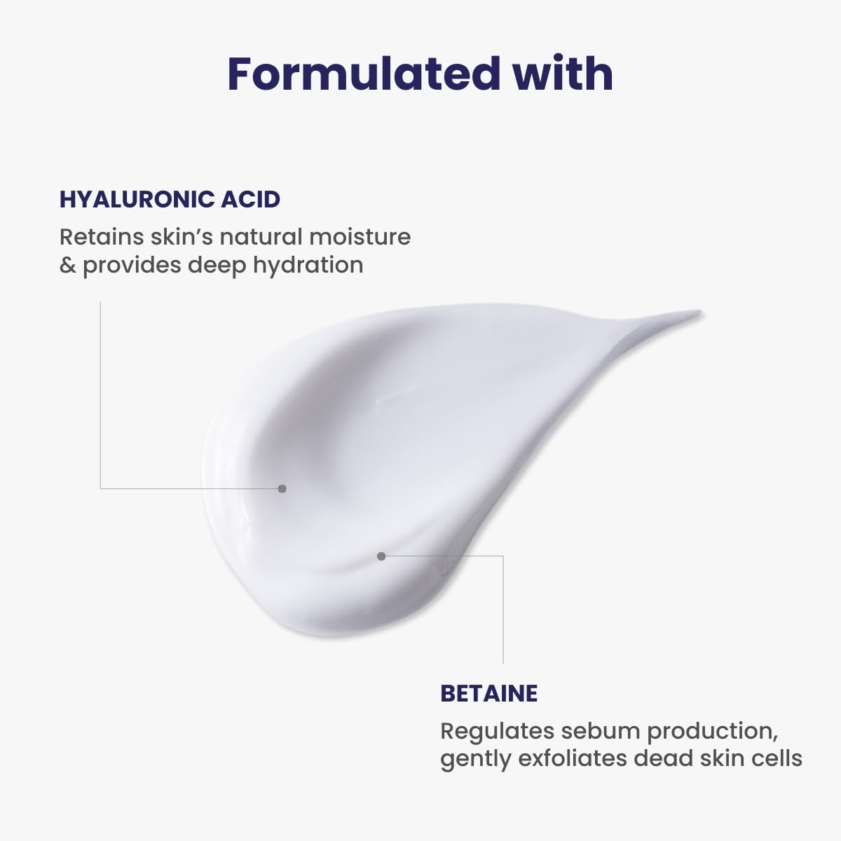 Re'equil Oil Free Moisturizer Cream With Hyaluronic Acid & Betaine | Lightweight Moisturizer For Oily/Combination Skin | 100gm