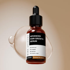Bare Anatomy Advanced Hair Growth Serum | 3% Redensyl, 4% Anagain, 3% Baicapil, 1% Capilia Longa, Rosemary, Biotin & Rice Extract | Hairfall control & Hair Density | Women & Men | 30ml