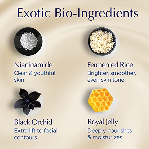 Bio-Essence Bio-Vlift Face Lifting Cream, Firming, Tightening, Double Chin Firming, Hyaluronic Acid, Fermented Rice, Niacinamide, Face Moisturizer for Women, Ideal for All Skin Types, Anti Ageing, 45g