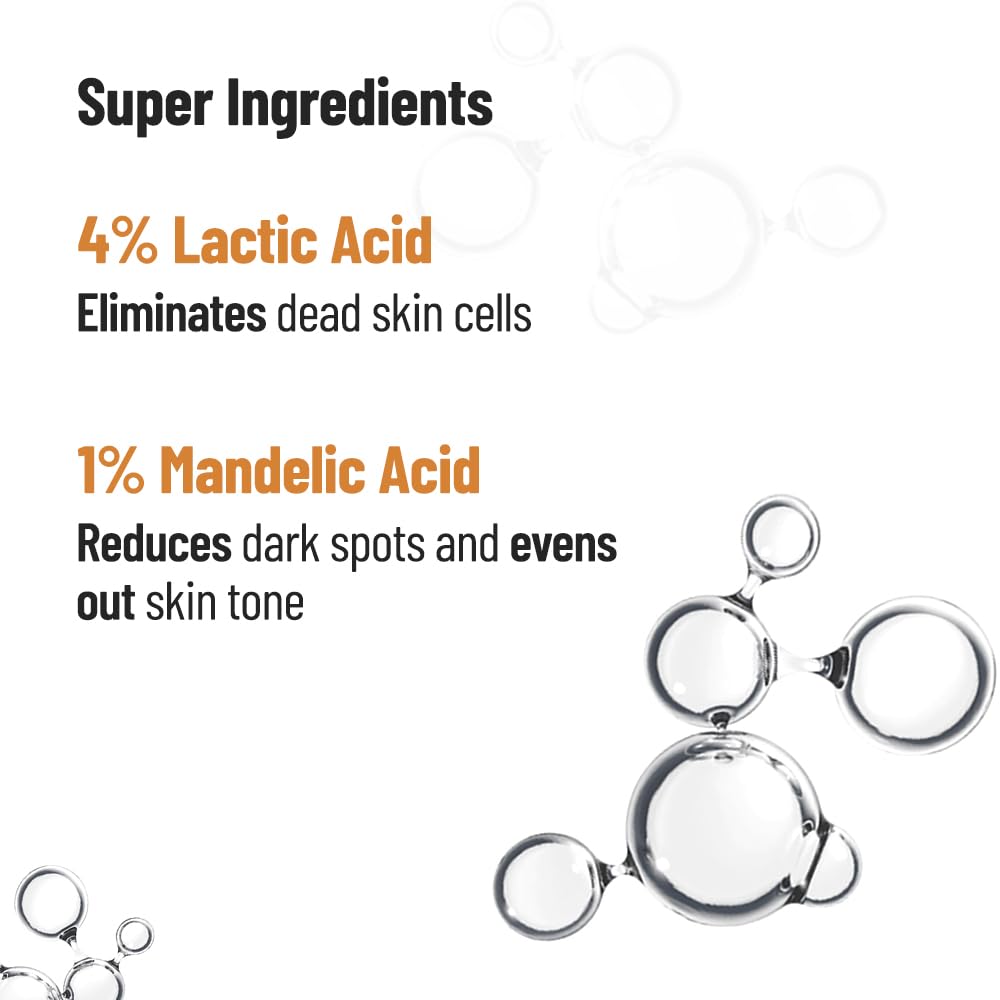 Chemist at Play UnderArm Roll-On with 5% AHA, Lactic Acid & 1% Mandelic Acid | Prevents Body Odour, Brightens Skin & Exfoliates Underarm | For Sensitive Skin | Fragrance Free | Alcohol Free - 40ml