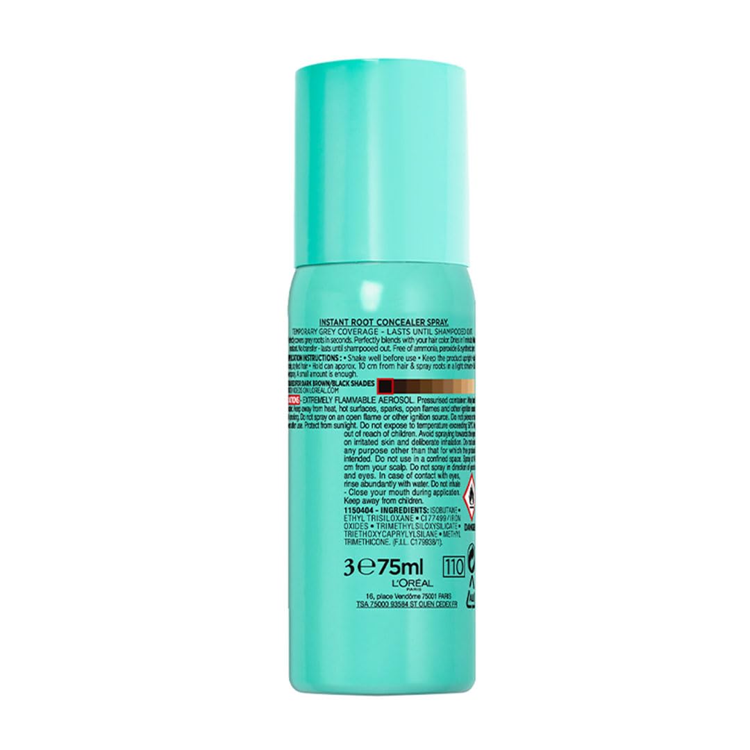 L'Oreal Paris Magic Retouch Root Touch Up Spray, 1 Black