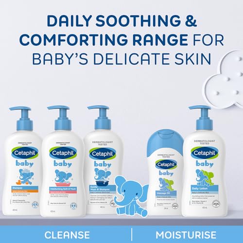 Cetaphil Baby Massage Oil, 200 ml, White