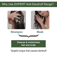 Bare Anatomy Anti Dandruff Shampoo | Reduces Up to 100% Dandruff and Strengthens Hair | Derma Approved Shampoo with Salicylic Acid & Biotin | Helps Remove Flakes and Itching | Shampoo For All Hair types | For Women And Men | 100ml