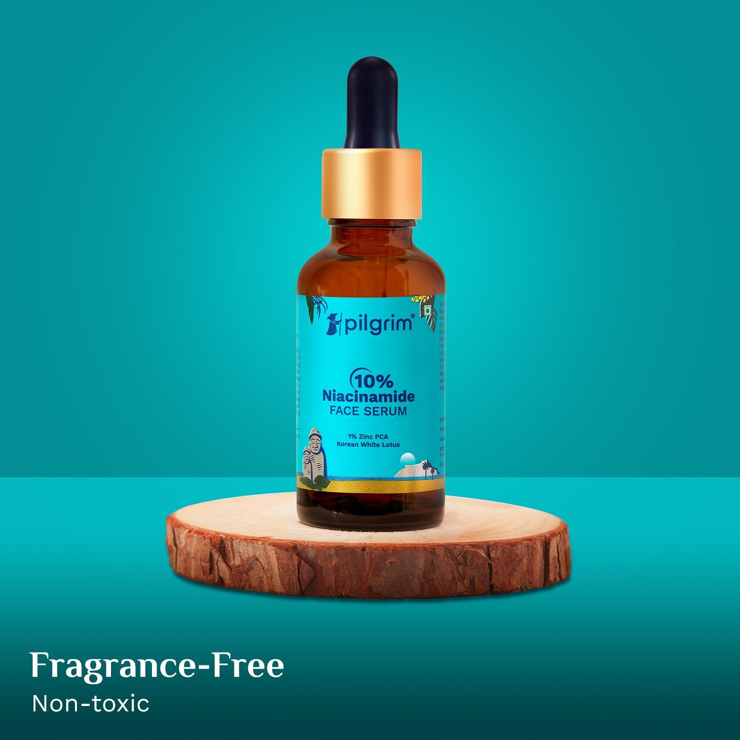 Pilgrim 10% Niacinamide Serum 30ml For Acne Marks|With 1% Zinc PCA, Salicylic & Hyaluronic Acid|Niacinamide Serum For Oily Skin, Acne-Prone, Combination, Normal Skin|Oil Control, Anti-Acne|Women & Men