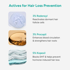 Arata Hair Growth Serum (30ml) with 3% Redensyl, 3% Procapil, 5% Kopexil, Caffeine & Rice Water | No Minoxidil | Supports Hair Growth | Helps Reduce Hairfall | Serum For Women and Men