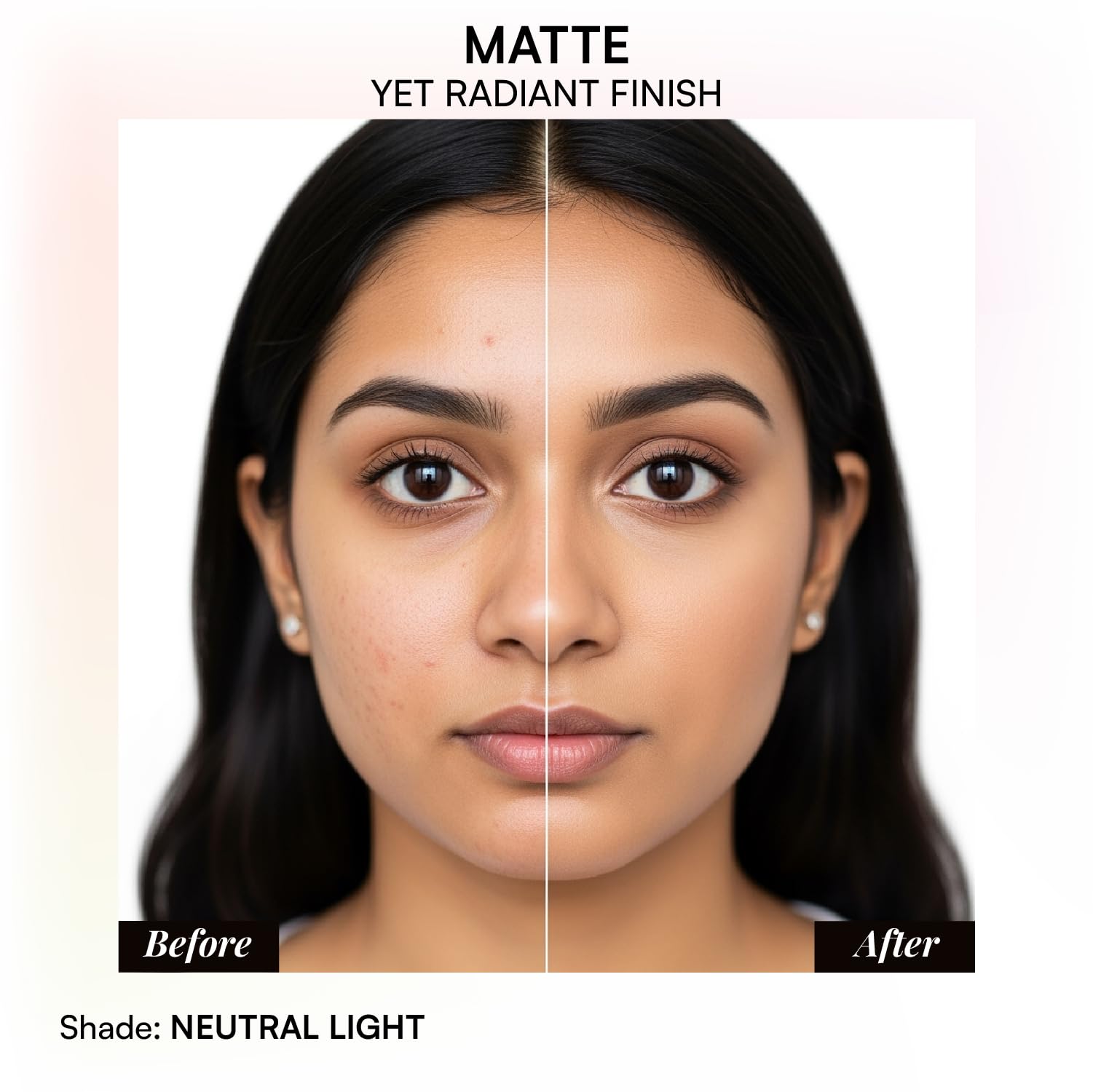Dream Beauty Celestial Glow Foundation | Lightweight Skin Tint | Glowy Finish | 12H Wear | Best Foundation for Natural Glow & Everyday Use | Breathable Formula | 30ml (Neutral Light)