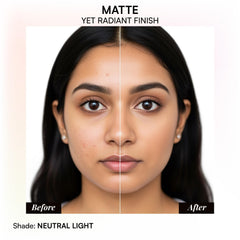 Dream Beauty Celestial Glow Foundation | Lightweight Skin Tint | Glowy Finish | 12H Wear | Best Foundation for Natural Glow & Everyday Use | Breathable Formula | 30ml (Neutral Light)