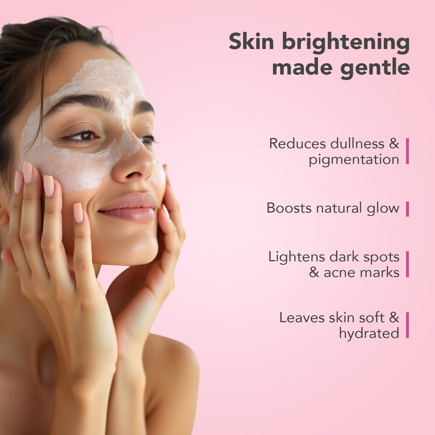 O3+ Brightening Face Wash for Glowing Skin | Removes Tan & Dullness | Niacinamide, Aloe & Cucumber | Soap-Free, Hydrating Cleanser for Men & Women, 50 ml