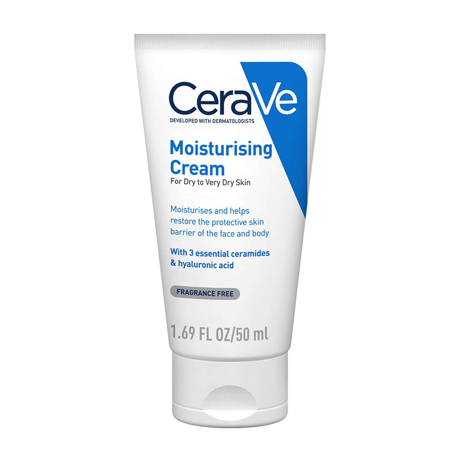 CeraVe Moisturizers, Moisturizing Cream For Dry To Very Dry Skin (50ml / 1.69 oz) (MB096400)
