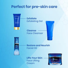 Bio Essence Scrub Free Exfoliation Gel Cleanser|Royal Jelly|Boosts Skin's Absorption For Cream,Serum,Oil|Removes Dead Skin|Brightens Skin|Moisturises For Glowing Skin|No Dryness Gentle|60 Gm