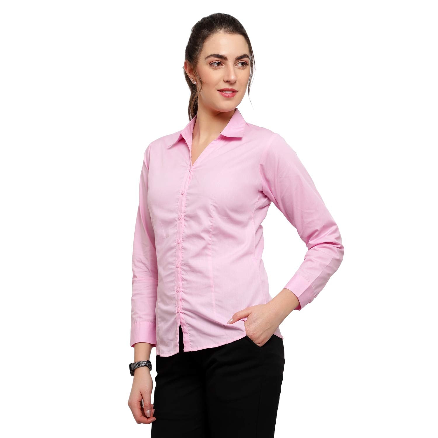 Blue Ronin Stylish Western Official Formal Shirts for Women Regular fit Shirts for Women