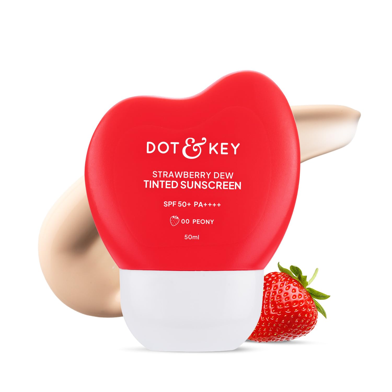 Dot & Key Strawberry Dew Tinted Sunscreen In-Vivo Tested SPF 50+ PA++++ With New-Age UV Filters - 10 Espresso - 50ml
