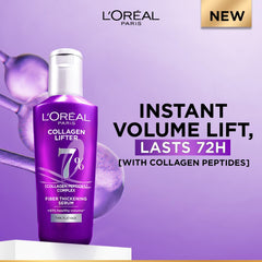 L'Oréal Paris Collagen Lifter Hair Thickening Serum with 7% Collagen Peptides for thin, flat hair | 72H lightweight volume & Frizz free hair, 80ml