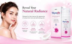 Thyrodln Creamy Lotion SPF 15 | Skin Moisturizing & Brightening Lotion | Helps Improve Skin Tone | Lightweight Daily Use | 100 ml
