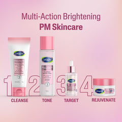 Cetaphil Brightening Night Comfort Cream - 50 g| For Dark Spots, Uneven Skin Tone| Hyaluronic Acid & Niacinamide| Fragrance Free| Dermatologist Recommended
