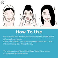 Colorbar Magic Water Primer, Clear, 30 ml | Feather-light glow primer |Ddelivers instant hydration | Protection from pollutants