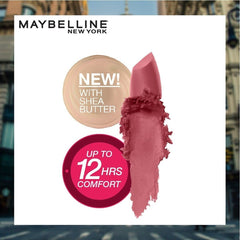 Maybelline New York Color Sensational Creamy Matte Lipstick | Touch of Spice, 3.9g