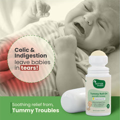 Mother Sparsh Tummy Roll On For Baby, Colic Relief, Constipation and Indigestion With Hing & Saunf | 100% Ayurvedic - 40ml