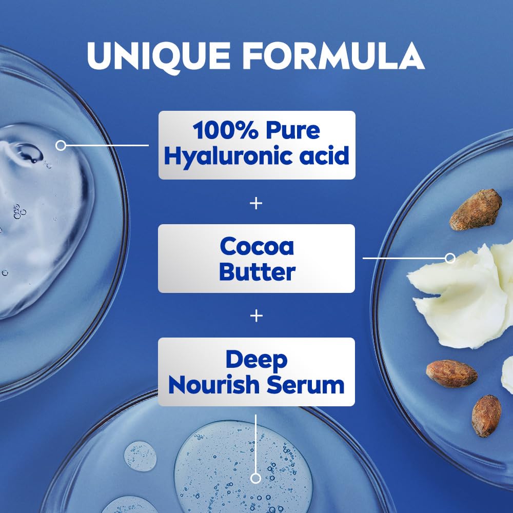 NIVEA Cocoa Nourish 200ml Body Lotion with Deep Moisture Serum| 48 H Moisturization | With Cocoa Butter & Coconut Oil | Non Greasy & Healthy Looking Skin |For Very Dry Skin