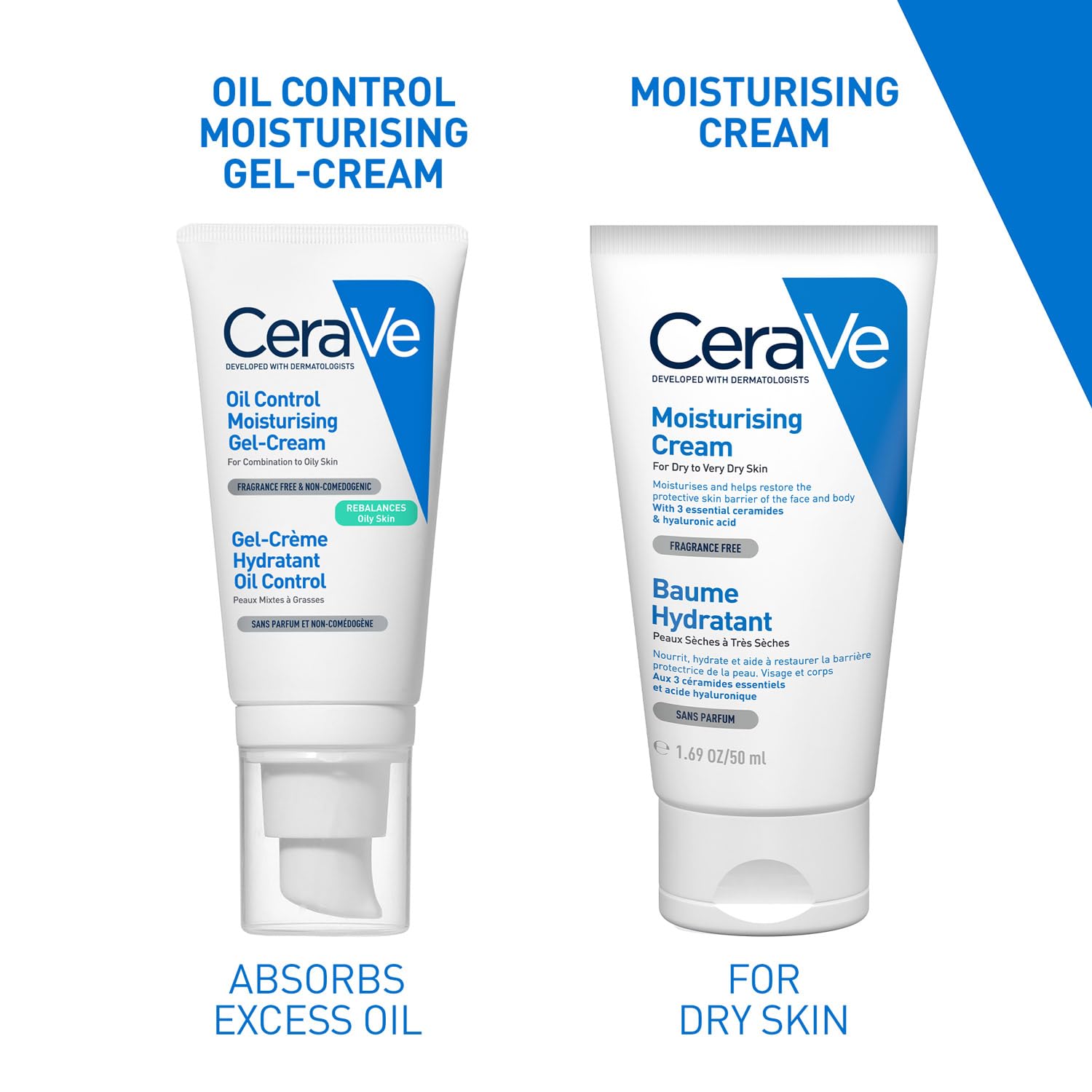 CeraVe Oil Control Gel Cream lightweight Moisturizer for Oily & Combination Skin with Ceramides, Hyaluronic Acid & Niacinamide | Dermatologist Recommended (52ml)