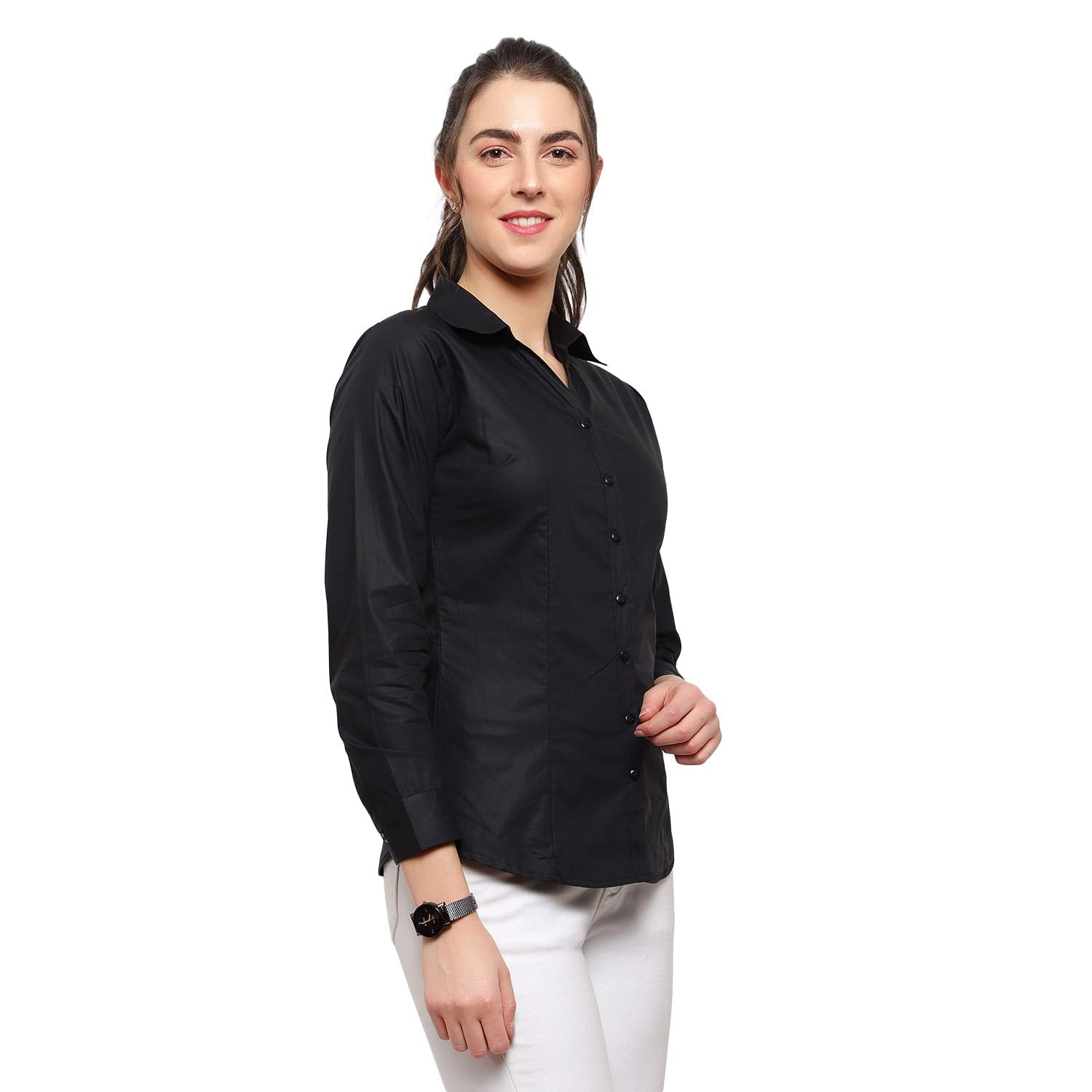 Blue Ronin Stylish Western Official Formal Shirts for Women Regular fit Shirts for Women