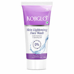 KOJIGLO SKIN LIGHTENING FACEWASH with 3 powerful Skin Lightening Agents with pH 5.5, Non comedogenic