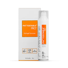 PHOTOSTABLE All Skin Sun Pharma PRO+ Sunscreen Gel, SPF 80+ & PA++++, 24-Hour UV Protection, Dermatologist-Tested Sunscreen, Lightweight Hydrogel Formula, 50g