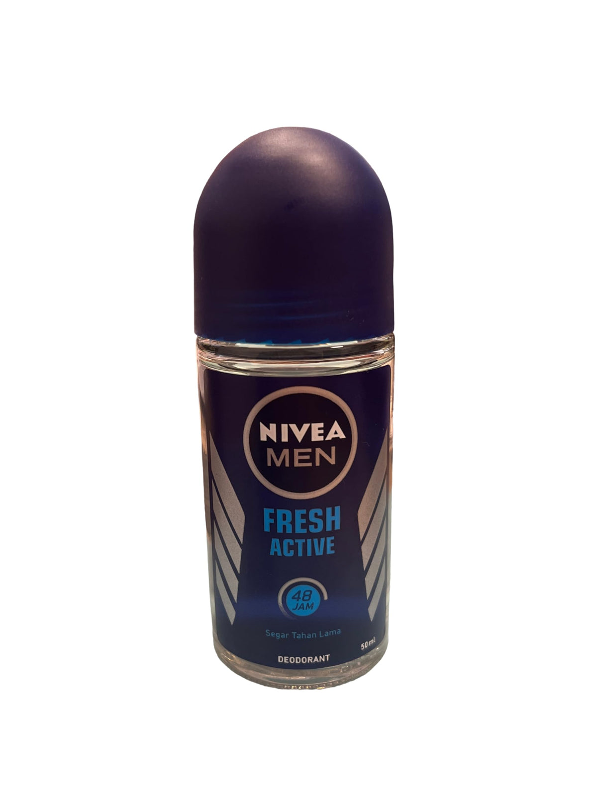 NIVEA MEN Fresh Active 50ml Deo Underarm Roll On | With Fresh Ocean Extracts Scent| 72 H Freshness| 0% Alcohol | Dermatologically Approved & Paraben Free Formula