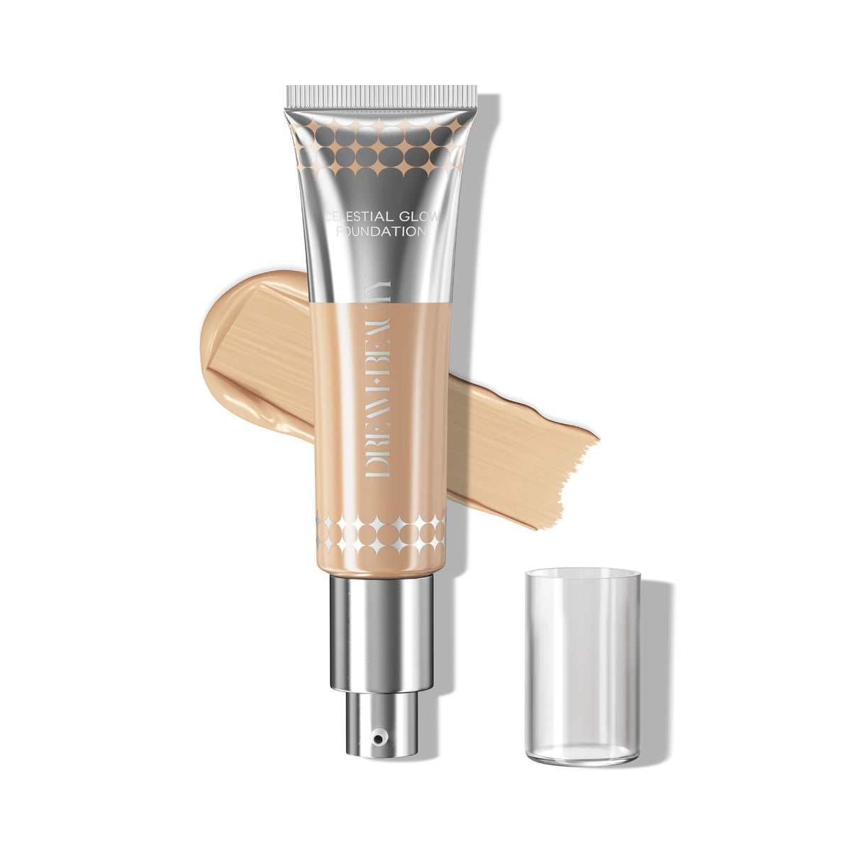 Dream Beauty Celestial Glow Foundation | Lightweight Skin Tint | Glowy Finish | 12H Wear | Best Foundation for Natural Glow & Everyday Use | Breathable Formula | 30ml (Neutral Light)