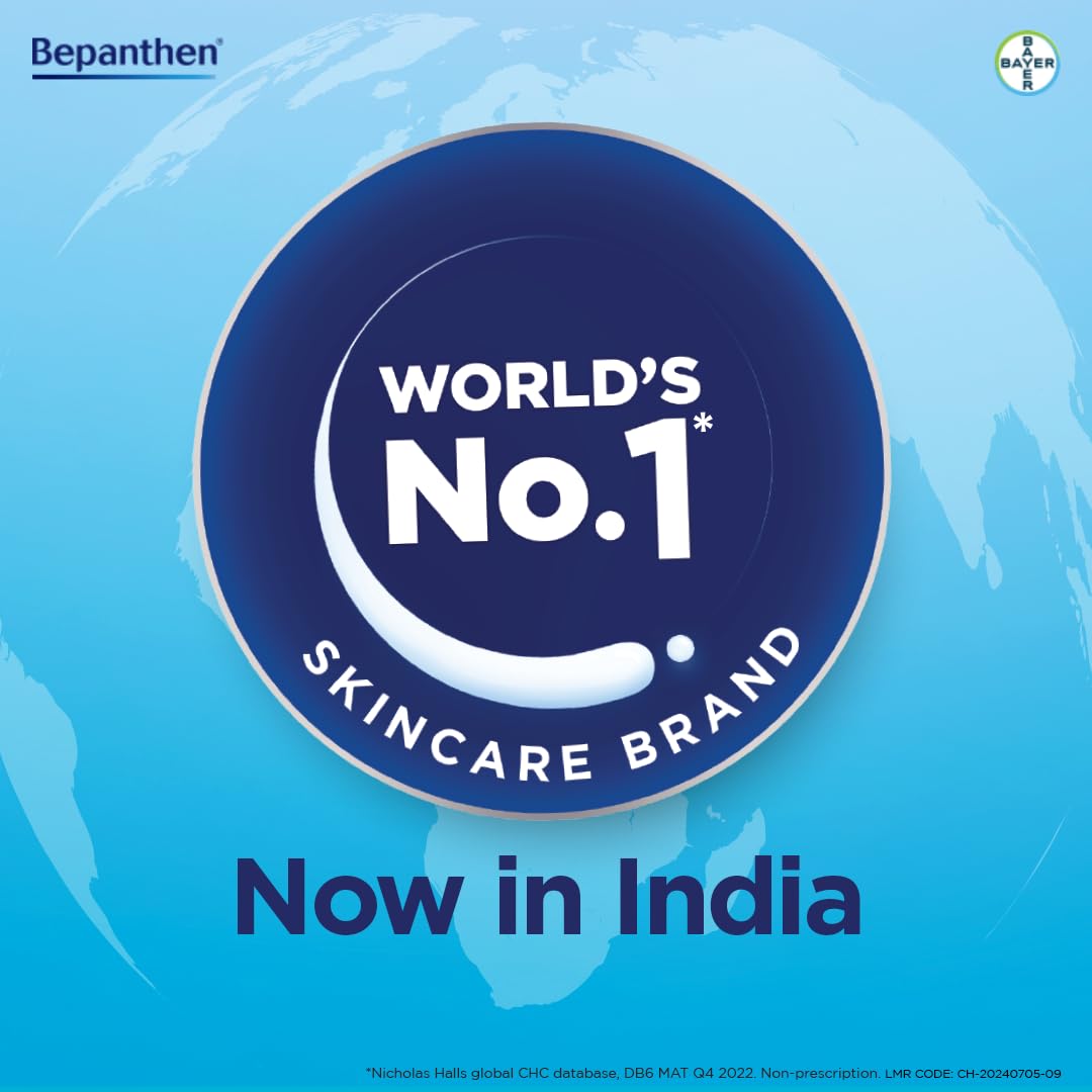 Bepanthen Sensi Control Daily Moisturizing Cream, Worlds No.1 Skincare Brand, For Dry & Sensitive Skin, 100 gm