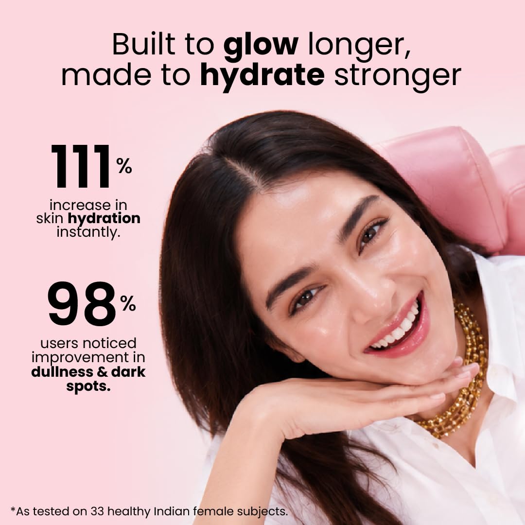 Foxtale Lightweight Brightening Face Moisturiser with Vitamin C & Niacinamide |Brightens & Evens Skin Tone, Fades Dark Spots & Deeply Hydrates | For Normal to Dry Skin | For Men & Women | 50 ml