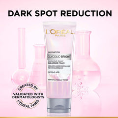 L'Oréal Paris Glycolic Bright Daily Foaming Face Cleanser, 100ml