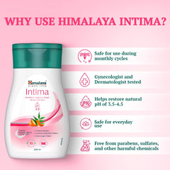 Himalaya Intima | 100 ml | Feminine Hygiene Wash | Lactic Acid Wash | Balances pH | Natural Ingredients | Relieves Itching and Irritation
