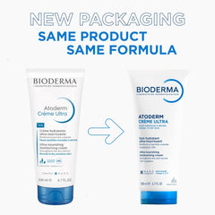 Bioderma Atoderm Creme Ultra-Nourishing - Moisturizer For Normal To Sensitive Dry Skin, 200ml