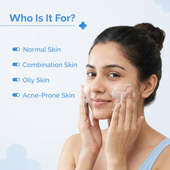 The Derma Co 2% Sali-Cinamide Anti-Acne Face Wash | With 2% Salicylic Acid & 2% Niacinamide I Treats Active Acne & Fades Marks I For Oily & Combination Skin I Power of 2 Actives | For Men & Women | 200 ml