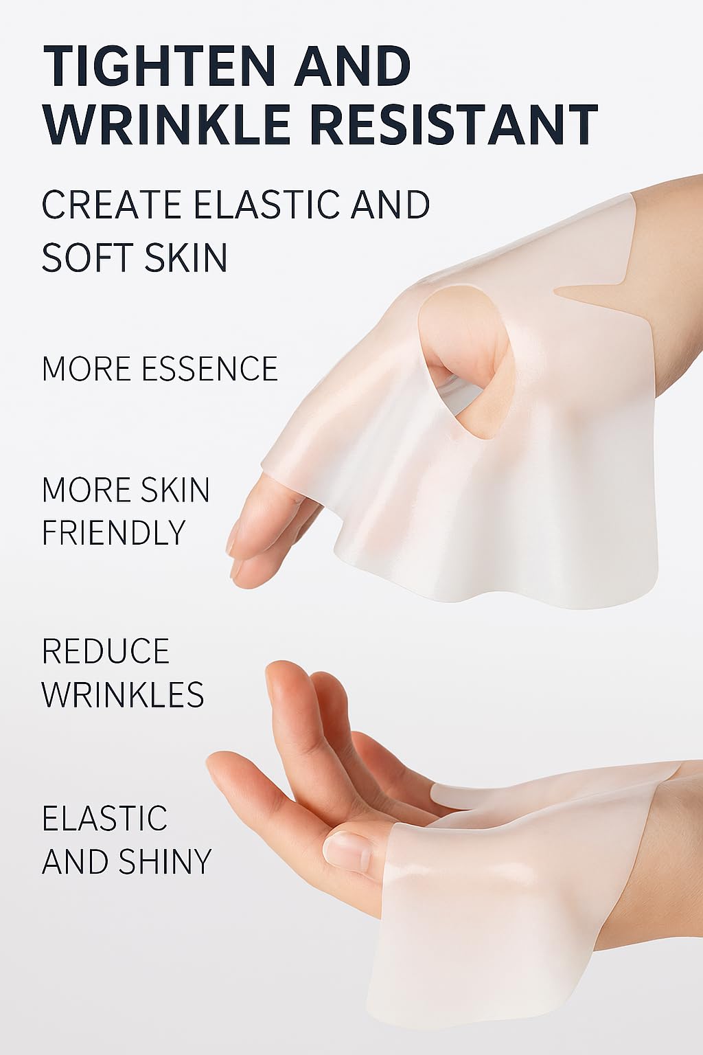 CURVE CREATION Bio Collagen Deep Collagen Night Mask Hydrating Overnight Hydrogel Korean Glass Skin Mask For Deep Hydration Wrapping Peel Off Facial Mask Pack (Pack of 4)