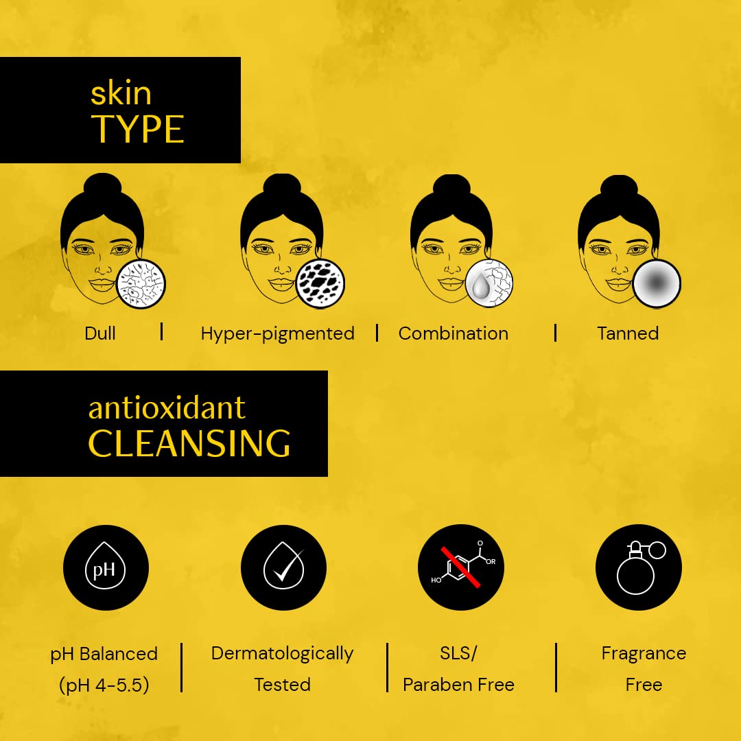 Deconstruct Brightening Face Wash with 2% Niacinamide| Gentle, Hydrating Cleanser for Sensitive, Combination, Normal & Tanned Skin | Reduces Pigmentation & Evens Tone|100ml