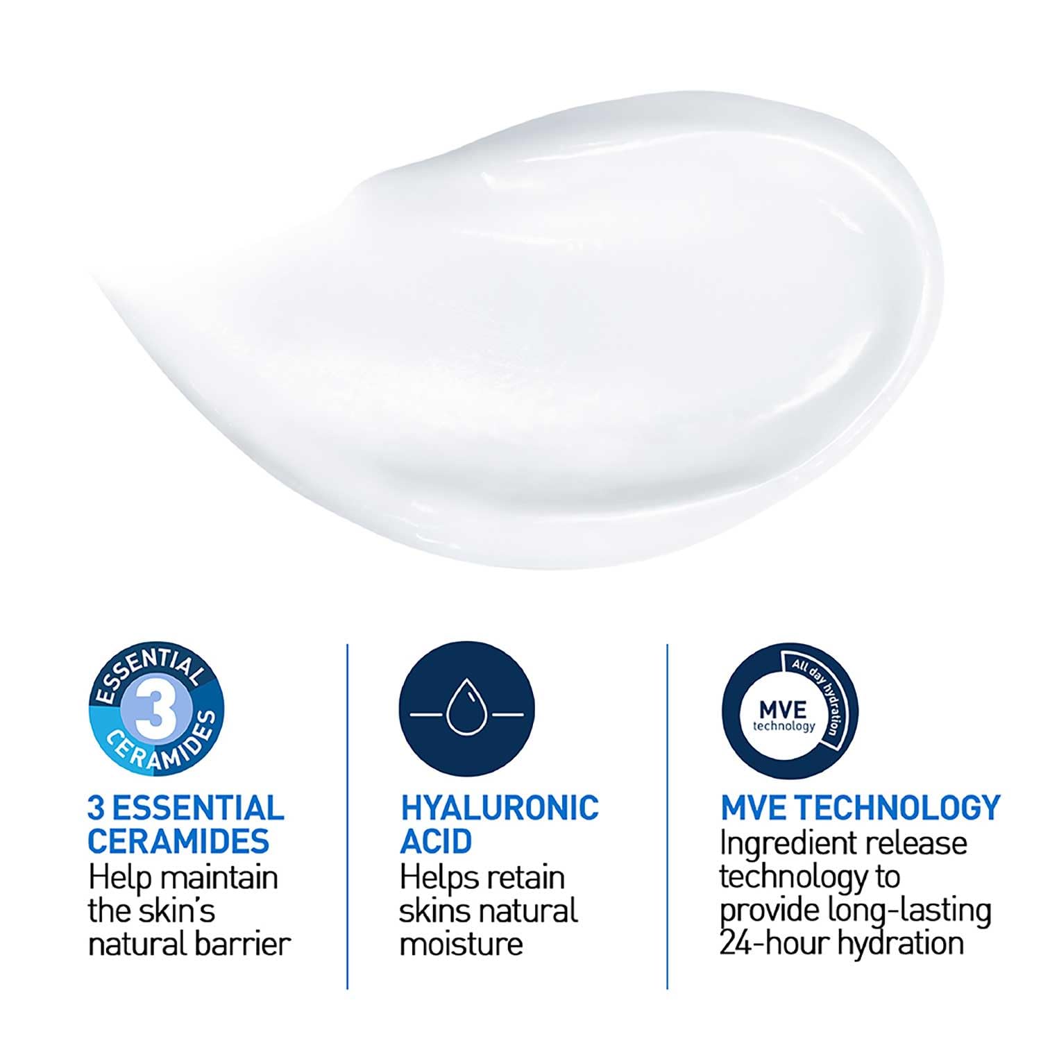 CeraVe Moisturizing Cream For Dry To Very Dry Skin (50ml) - Formulated with 3 Essential Ceramides And Hyaluronic Acid | Non-Comedogenic Moisturizer For Face and Body