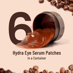 Swiss Beauty Hydra Anti Wrinkle Eye Serum Patch| Treats Dark Circles, Fine Lines And Wrinkles | Enriched With Collagen And Aloe Vera Extract | Shade - 03 Coffee, 60 Pcs
