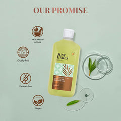 Just Herbs Tea Tree Anti - Acne Body Wash with Plant Salicylic Acid for Men & Women 300ml