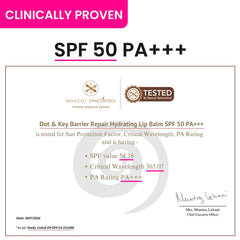 Dot & Key Barrier Repair Hydrating Lip Balm SPF 50 | Blueberry Bliss | Repairs Damaged Lip Barrier | Non Tinted | 4.5 gm