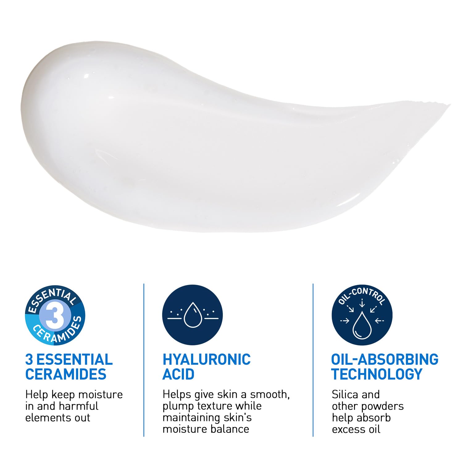 CeraVe Oil Control Gel Cream lightweight Moisturizer for Oily & Combination Skin with Ceramides, Hyaluronic Acid & Niacinamide | Dermatologist Recommended (52ml)