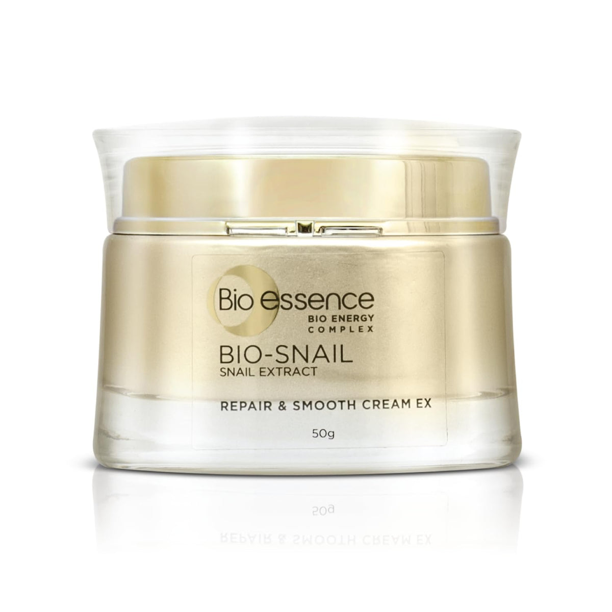 Bio Essence Bio-Snail Repair & Smooth Cream With Snail Extract (50Gm) | Non-Sticky And Fast-Absorbing Cream For Deep Hydration | Formulated For Indian Conditions