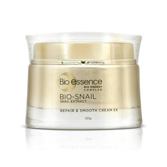 Bio Essence Bio-Snail Repair & Smooth Cream With Snail Extract (50Gm) | Non-Sticky And Fast-Absorbing Cream For Deep Hydration | Formulated For Indian Conditions