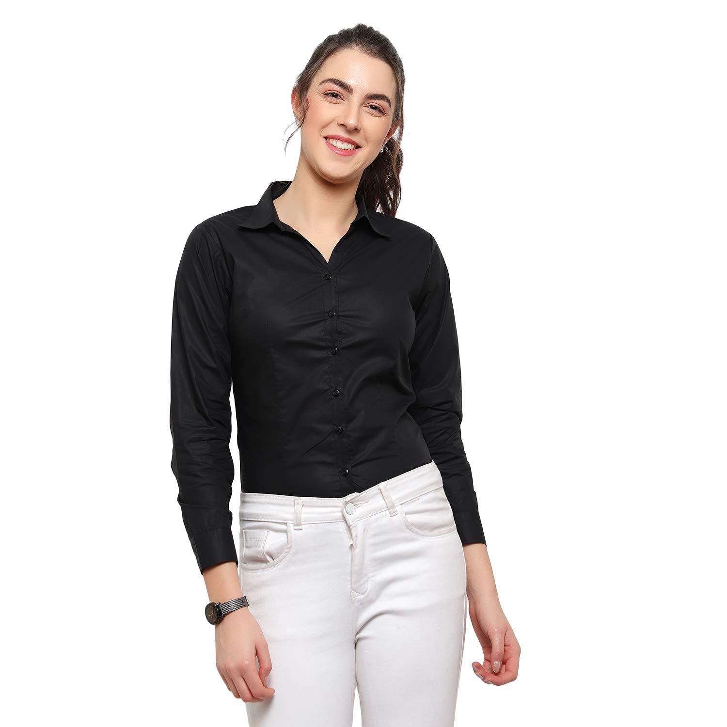 Blue Ronin Stylish Western Official Formal Shirts for Women Regular fit Shirts for Women