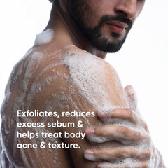 Minimalist 2% Salicylic Acid + LHA Body Wash | Gentle Exfoliating Bodywash for Body Acne, Un-even, Rough & Bumpy Skin | Sulphate (SLS), Dye, & Fragrance Free | Shower Gel for Women & Men | 200 ml