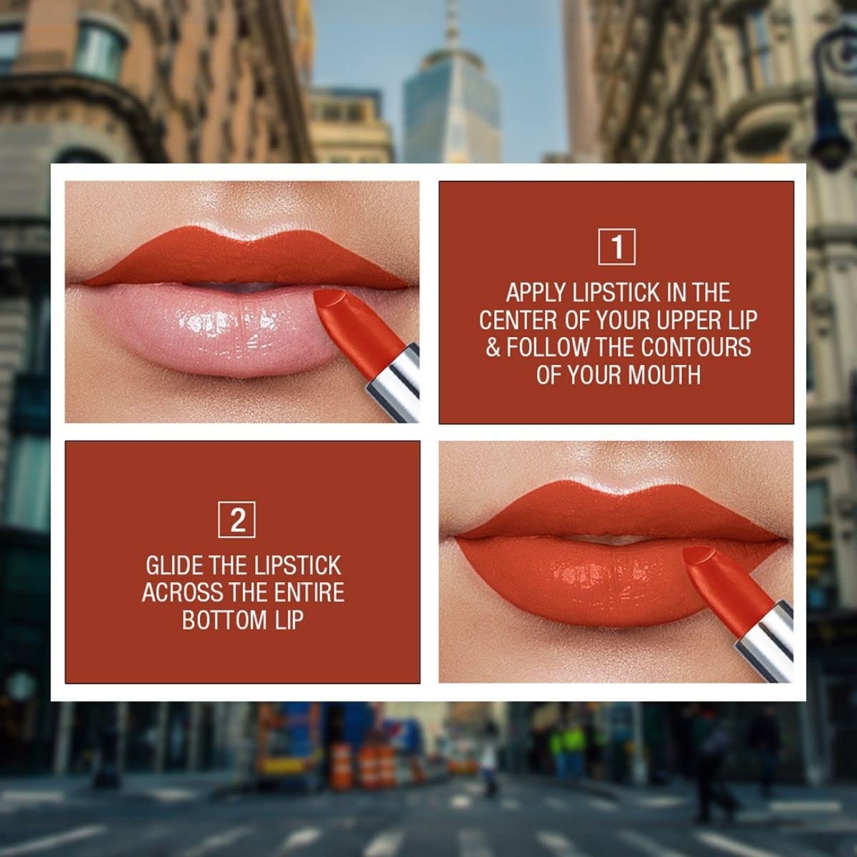 Maybelline New York Color Sensational Creamy Matte Lipstick | Madison Red, 3.9g