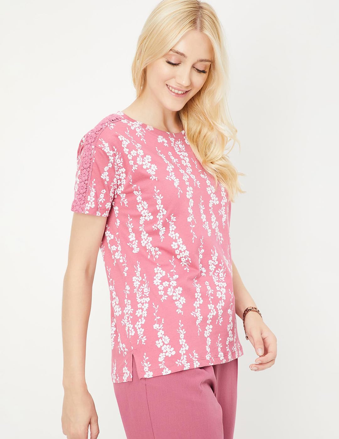 Max Women's Cotton Regular Fit T-Shirt