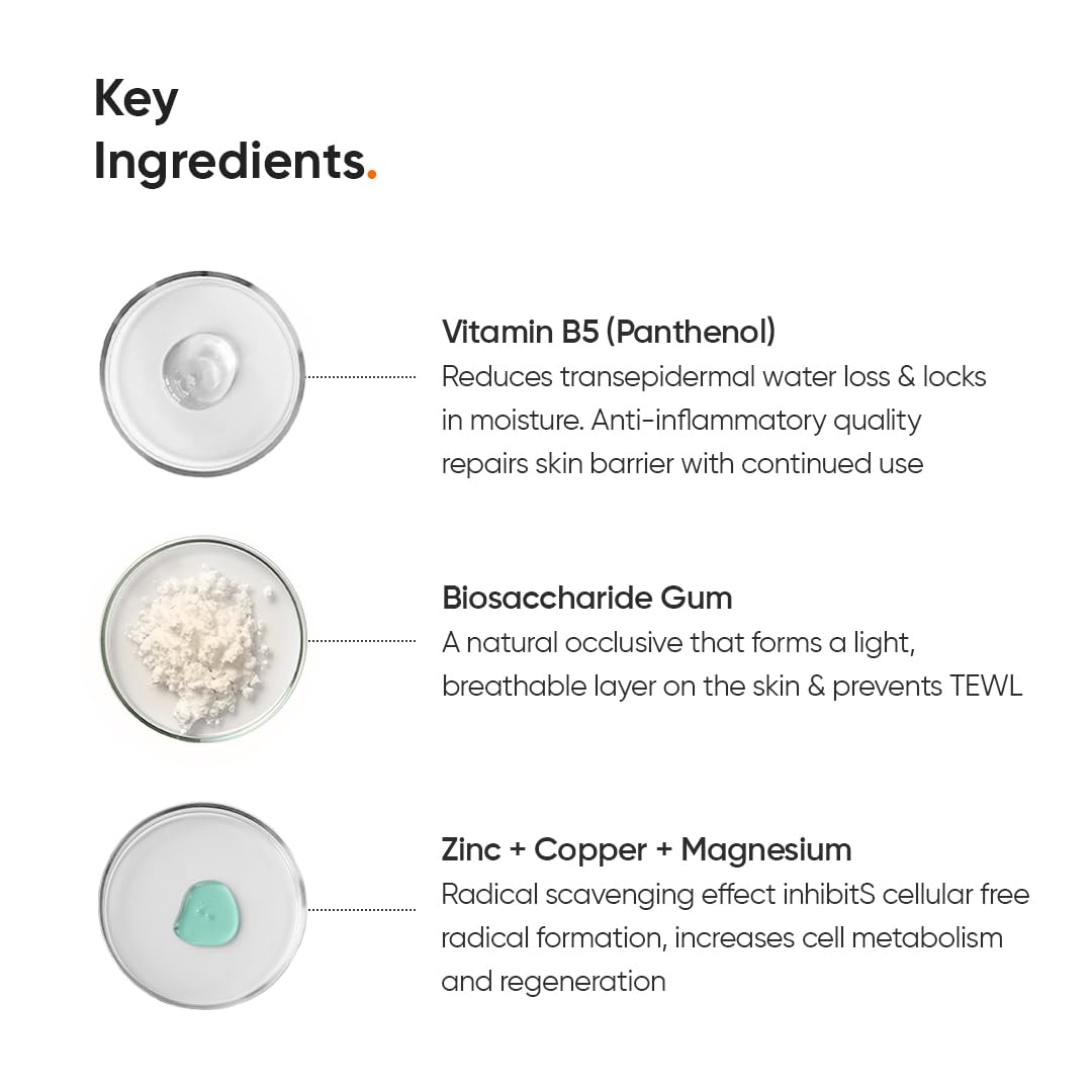 Minimalist Dehydrated Skin Moisturizer with 10% Vitamin B5 for Oily & Acne-Prone Skin | Oil-Free Hydration & Lightweight Gel Formula for Damaged Barrier Repair | Fast-Absorbing & Non-Sticky Lightweight Winter Cream For Women & Men | Fragrance-Free | 50 gr